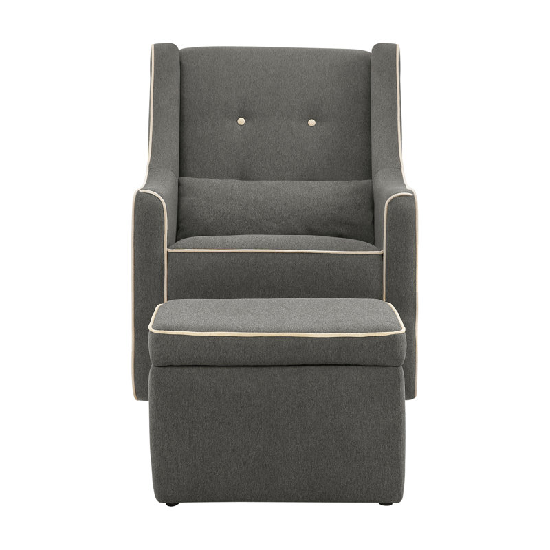 Owen Swivel Glider and Ottoman & Reviews AllModern